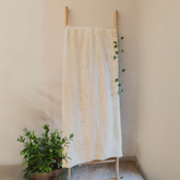 Ivory White Fur Throw